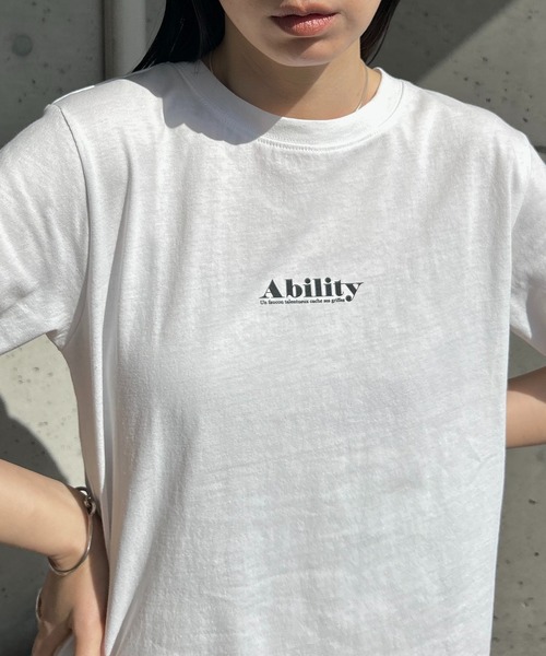 y/m by RIKA（イムバイリカ）の「Ability Tシャツ（Tシャツ/カットソー・レディース・オフホワイト/グリーン・FREE）」の19枚目の写真