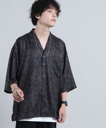 WEGO | WEGO by こーせ/【WEB限定】アムンゼンダークペイズリーオープンカラーシャツ(シャツ/ブラウス)