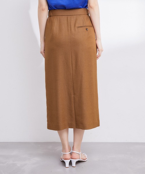 ROPE'（ロペ）の「【雑誌掲載】【洗える】ピンタックタイトスカート/セット対応（スカート・レディース・ホワイト系その他5/キャメル/ベージュ・36/38）」の11枚目の写真