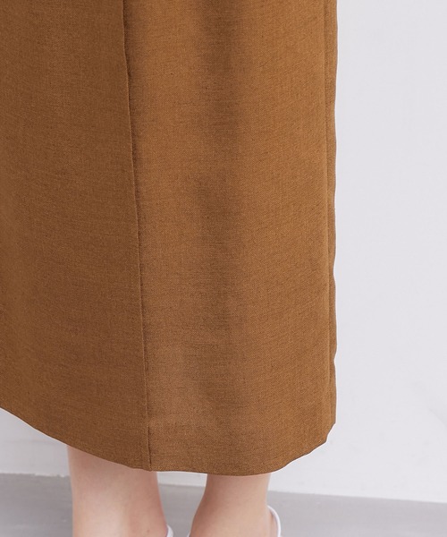 ROPE'（ロペ）の「【雑誌掲載】【洗える】ピンタックタイトスカート/セット対応（スカート・レディース・ホワイト系その他5/キャメル/ベージュ・36/38）」の16枚目の写真