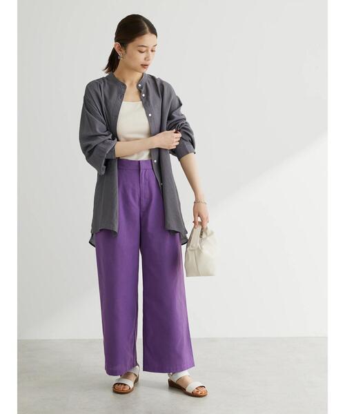 Green Parks(グリーンパークス)の「カップ付きマルチストラップキャミ(キャミソール・レディース・グリーン/モカ/ブラック/ライトベージュ・FREE)」の20枚目の写真