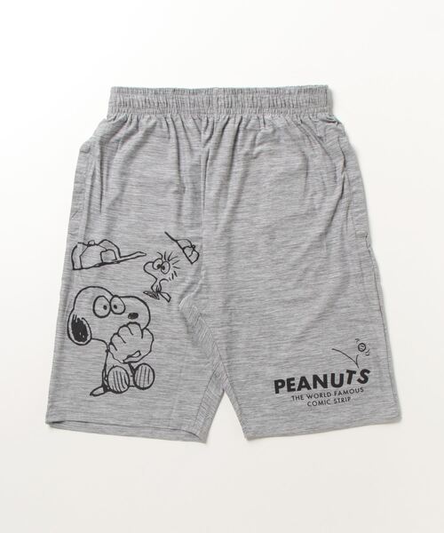 PEANUTS(ピーナッツ)の「PEANUTS スヌーピー カチオン ハーフパンツ ドライ素材(その他パンツ・レディース・グレー/ブルー/ネイビー/チャコール/ネイビー系/グレー系その他2/ブルー系その他/グレー系その他・M/L/LL)」の2枚目の写真