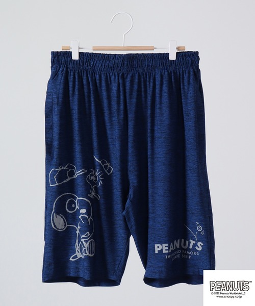 PEANUTS(ピーナッツ)の「PEANUTS スヌーピー カチオン ハーフパンツ ドライ素材(その他パンツ・レディース・グレー/ブルー/ネイビー/チャコール/ネイビー系/グレー系その他2/ブルー系その他/グレー系その他・M/L/LL)」の6枚目の写真