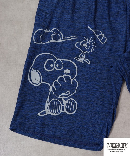 PEANUTS(ピーナッツ)の「PEANUTS スヌーピー カチオン ハーフパンツ ドライ素材(その他パンツ・レディース・グレー/ブルー/ネイビー/チャコール/ネイビー系/グレー系その他2/ブルー系その他/グレー系その他・M/L/LL)」の18枚目の写真