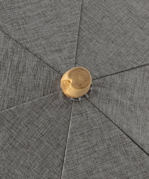 バンブーハンドル折りたたみ傘/日傘/レイン-晴雨兼用-