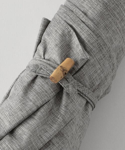 バンブーハンドル折りたたみ傘/日傘/レイン-晴雨兼用-