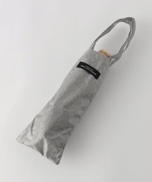 バンブーハンドル折りたたみ傘/日傘/レイン-晴雨兼用-