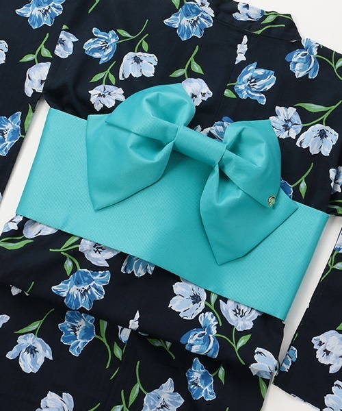 【新品】kate spade kids ヴァイ二ーローズ 浴衣 160 花柄 紺 kate spade new york kids｜ケイトスペードニューヨーク（キッズ
