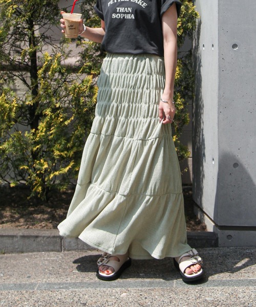 Chillfar（チルファー）の「シャーリングスカート（スカート）」 - WEAR