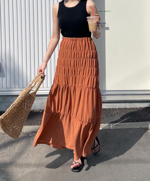 Chillfar（チルファー）の「シャーリングスカート（スカート）」 - WEAR