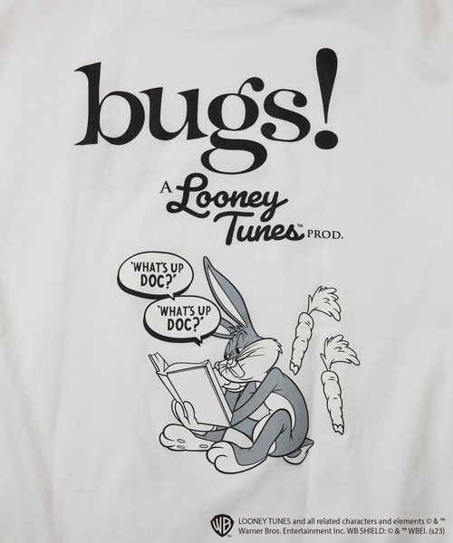 4GEEKS BY SPIRALGIRL(フォーギークスバイスパイラルガール)の「【LOONEY TUNES】バッグス・バニーTシャツ(Tシャツ/カットソー・レディース・ホワイト・FREE)」の6枚目の写真