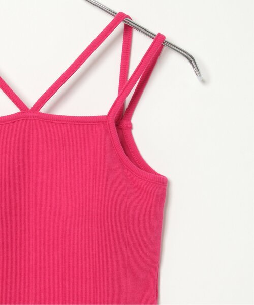 VENCEEXCHANGE（ヴァンスエクスチェンジ）の「カップ付き前後2wayキャミソール（タンクトップ・レディース・ブルー/ブラック/ホワイト/ピンク/グリーン・FREE）」の9枚目の写真