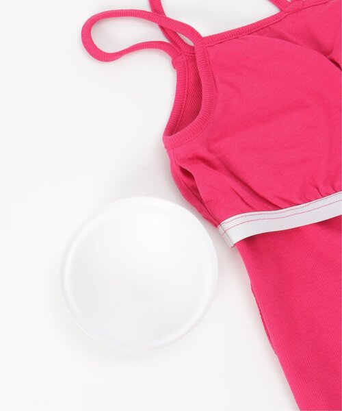 VENCEEXCHANGE（ヴァンスエクスチェンジ）の「カップ付き前後2wayキャミソール（タンクトップ・レディース・ブルー/ブラック/ホワイト/ピンク/グリーン・FREE）」の12枚目の写真