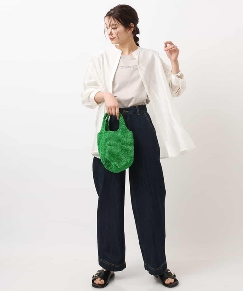 a.v.v(アーヴェヴェ)の「バックギャザーシアーシャツ(シャツ/ブラウス・レディース・アイボリー/ネイビー・38/40/34/42/36)」の16枚目の写真