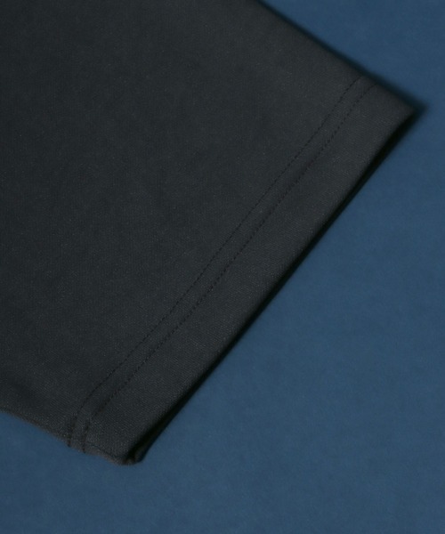 ANPAS（アンパス）の「Quick Dry Ponte Fabric Buttonless Cardigan/ドライ ポンチ 5分袖 ボタンレス カーディガン（カーディガン/ボレロ・メンズ・グレイッシュベージュ/ブラック/グリーン系その他/ブルー系その他・M/L/LL）」の13枚目の写真