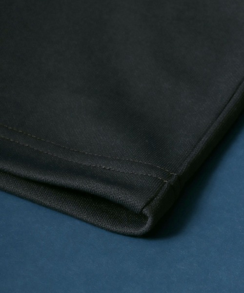 ANPAS（アンパス）の「Quick Dry Ponte Fabric Buttonless Cardigan/ドライ ポンチ 5分袖 ボタンレス カーディガン（カーディガン/ボレロ・メンズ・グレイッシュベージュ/ブラック/グリーン系その他/ブルー系その他・M/L/LL）」の14枚目の写真