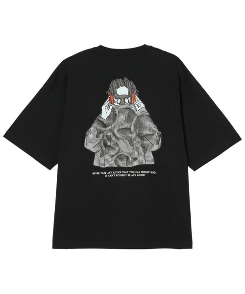 SILAS(サイラス)の「SILAS×KUREINO S/S TEE ear(Tシャツ/カットソー・メンズ・ブラック/ホワイト・M/L/XL)」の3枚目の写真
