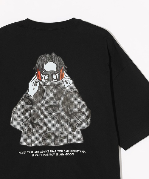 SILAS(サイラス)の「SILAS×KUREINO S/S TEE ear(Tシャツ/カットソー・メンズ・ブラック/ホワイト・M/L/XL)」の15枚目の写真