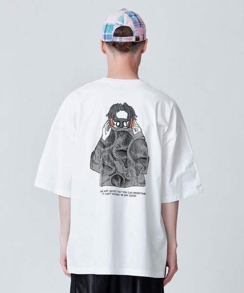 SILAS(サイラス)の「SILAS×KUREINO S/S TEE ear(Tシャツ/カットソー・メンズ・ブラック/ホワイト・M/L/XL)」の6枚目の写真