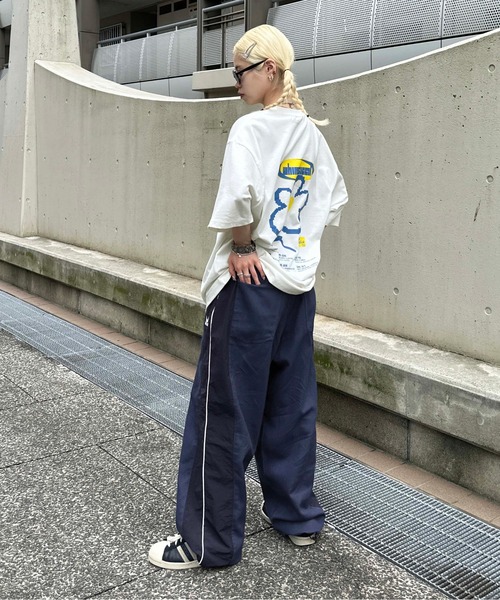 sedacle(セダクル)の「ナイロン切り替えルーズパンツ(カーゴパンツ・メンズ・ネイビー/ピンク/ブラック・MEDIUM/LARGE)」の19枚目の写真