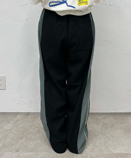 sedacle(セダクル)の「ナイロン切り替えルーズパンツ(カーゴパンツ・メンズ・ネイビー/ピンク/ブラック・MEDIUM/LARGE)」の16枚目の写真