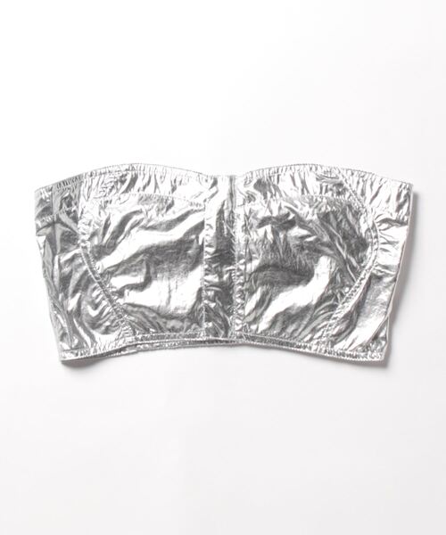 WHO'S WHO gallery（フーズフーギャラリー）の「ウェーブベアトップ（チューブトップ・レディース・ブラック/ベージュ/シルバー/ブラック系その他・FREE）」の16枚目の写真