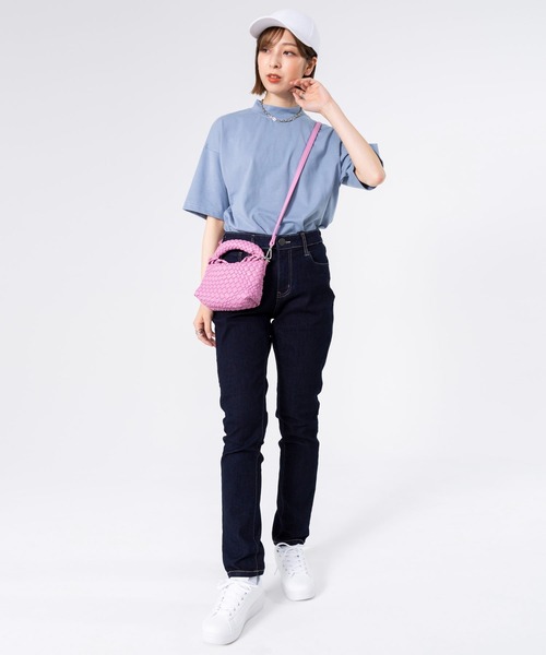 EASTBOY(イーストボーイ)の「EASTBOY/イーストボーイ ブランド ロゴ 厚底 軽量 コートウェッジソール シューズ(スニーカー・レディース・ブラック/ホワイト・22.5cm/23cm/23.5cm/24cm/24.5cm)」の11枚目の写真