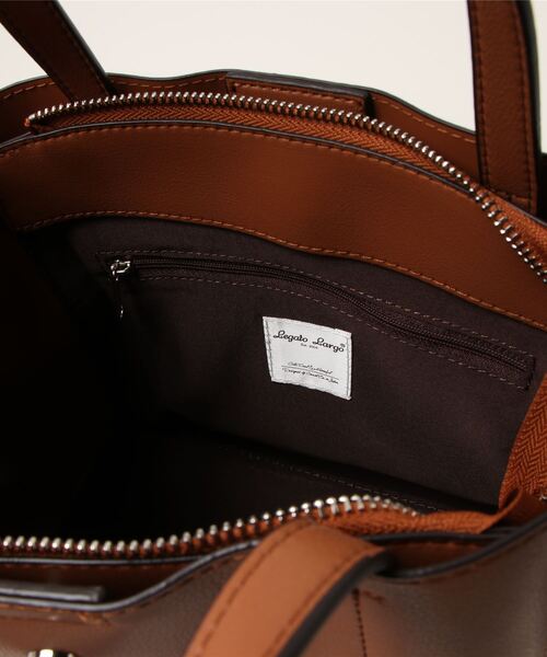 and it_(アンドイット)の「Legato Largo 【かるいかばん】 2WAYトートバッグ(トートバッグ・レディース・ライトグレー/ブラック/オリーブ/アイボリー/ラベンダー/キャメル/グレイッシュベージュ・FREE)」の9枚目の写真