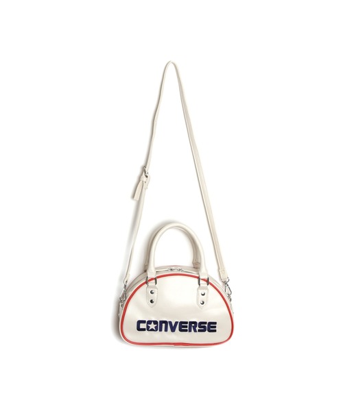 CONVERSE（コンバース）の「【CONVERSE/コンバース】round hand bagラウンド ボストン ハンドバッグ（ハンドバッグ・レディース・ブラック/オフホワイト・FREE）」の13枚目の写真