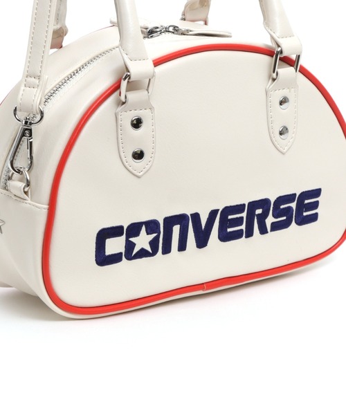 CONVERSE（コンバース）の「【CONVERSE/コンバース】round hand bagラウンド ボストン ハンドバッグ（ハンドバッグ・レディース・ブラック/オフホワイト・FREE）」の15枚目の写真