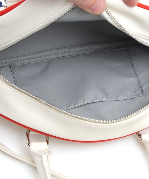 CONVERSE（コンバース）の「【CONVERSE/コンバース】round hand bagラウンド ボストン ハンドバッグ（ハンドバッグ・レディース・ブラック/オフホワイト・FREE）」の14枚目の写真