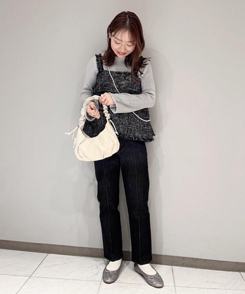 flower（フラワー）の「ロングパールネックレス（ネックレス・レディース・アイボリー/ホワイト・FREE）」の6枚目の写真