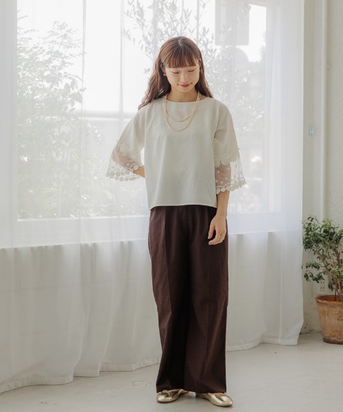 flower（フラワー）の「ロングパールネックレス（ネックレス・レディース・アイボリー/ホワイト・FREE）」の10枚目の写真