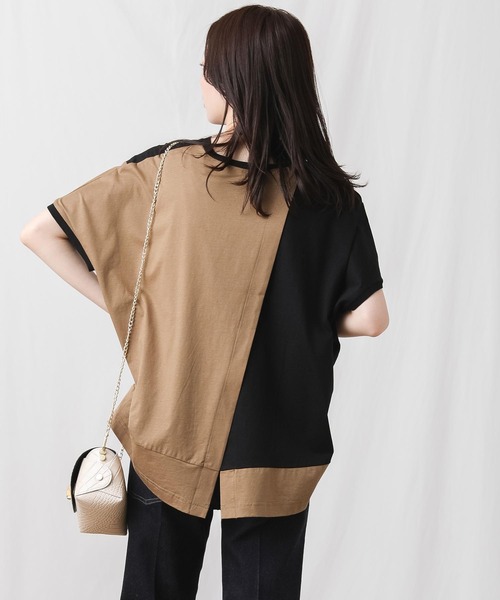 専用2025夏新品　グレディブリリアン　Re Fiina ボーダーアシメTシャツ Gready Brilliant｜Re Fiina マルチボーダーカットソー