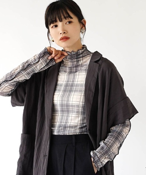 hunch（ハンチ）の「接触冷感 ヴィンテージサテン スリーブレス 