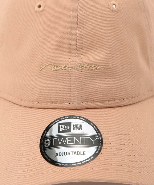 NEW ERA（ニューエラ）の「【NEW ERA(R)/ニューエラ別注】920CS handwritten ロゴキャップ（キャップ・レディース・ブラック/ブラウン/ピンク系その他2・FREE）」の9枚目の写真