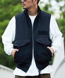 HINSON | HINSON/ヒンソン ミリタリー 中綿ベスト/フルジップ(ベスト)