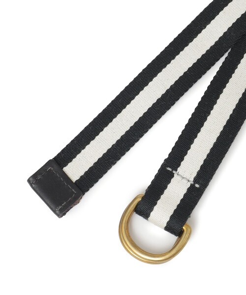 SHIPS any(シップス エニィ)の「HADDON&JONES: ライン ベルト(ベルト・レディース・ブラック/ベージュ/イエロー・ONE SIZE)」の4枚目の写真