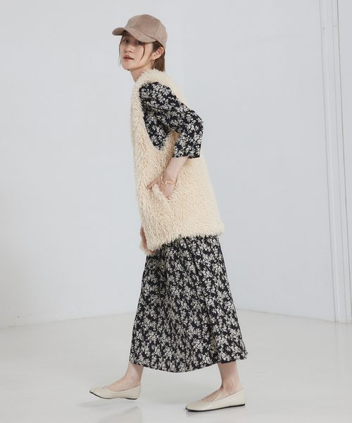 abahouse mavie（アバハウスマヴィ）の「フェイクスエードキャップ（キャップ・レディース・グリーン/ベージュ/ブラック/グレー・フリー）」の12枚目の写真