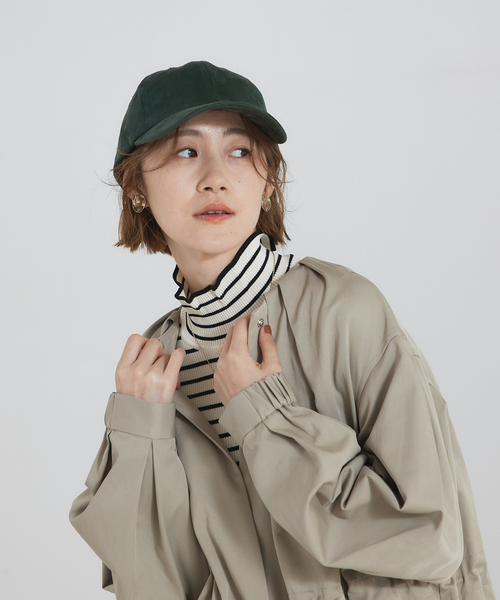 abahouse mavie（アバハウスマヴィ）の「フェイクスエードキャップ（キャップ・レディース・グリーン/ベージュ/ブラック/グレー・フリー）」の19枚目の写真