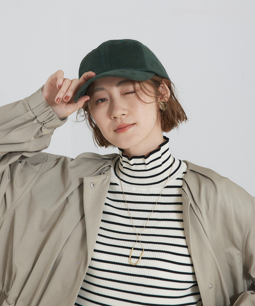abahouse mavie（アバハウスマヴィ）の「フェイクスエードキャップ（キャップ・レディース・グリーン/ベージュ/ブラック/グレー・フリー）」の20枚目の写真