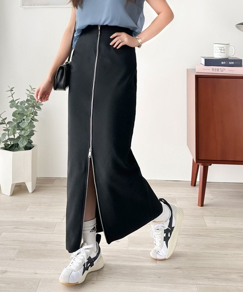 セール】【mily bilet】魅力的なシルエット！フルジップIライン