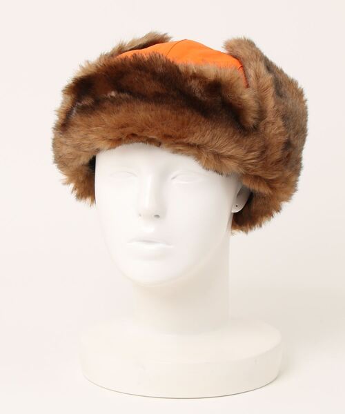 【セール】NYLON MIXFUR FLIGHT CAP／ナイロンミックスファーフライトキャップ（キャップ）｜Ruben（ルーベン）