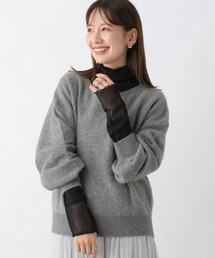 LEPSIM | 袖切り替えシアーインナー 908524(Tシャツ/カットソー)