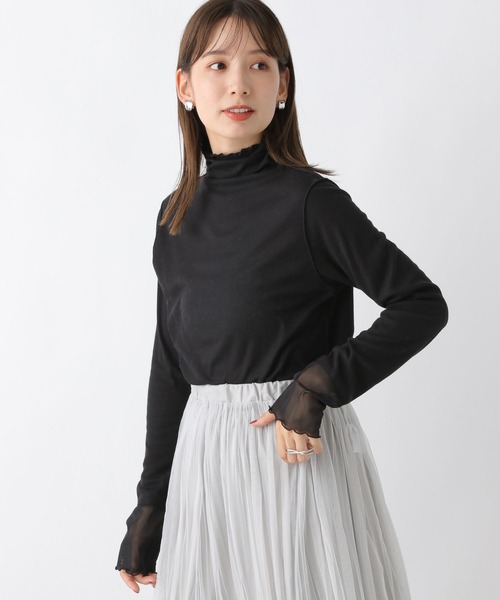 LEPSIM(レプシィム)の「袖切り替えシアーインナー 908524(Tシャツ/カットソー・レディース・ブラック/ブラウン/オフホワイト・FREE)」の20枚目の写真