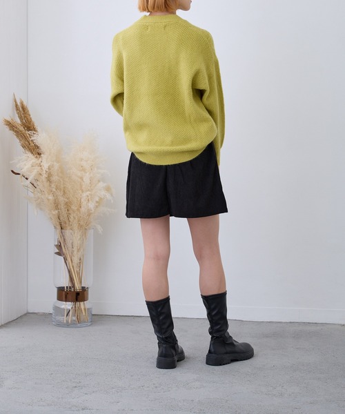 Loco Ocean（ロコオーシャン）の「ケーブル編みニットプルオーバー（ニット/セーター・レディース・ブラック/グリーン/ベージュ/レッド/ブルー・FREE）」の14枚目の写真