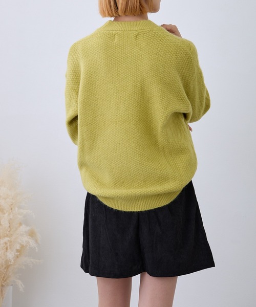 Loco Ocean（ロコオーシャン）の「ケーブル編みニットプルオーバー（ニット/セーター・レディース・ブラック/グリーン/ベージュ/レッド/ブルー・FREE）」の16枚目の写真