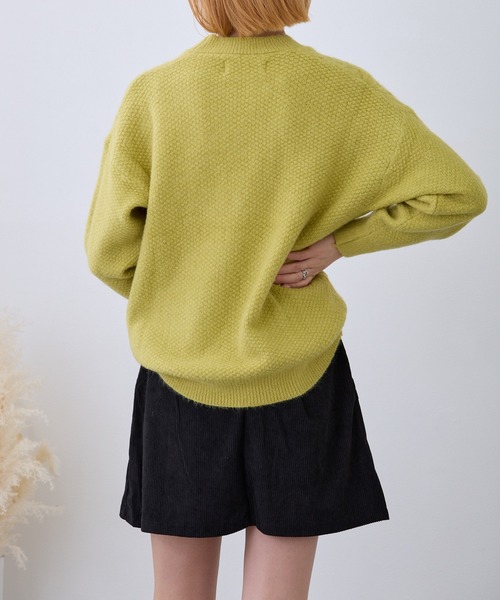 Loco Ocean（ロコオーシャン）の「ケーブル編みニットプルオーバー（ニット/セーター・レディース・ブラック/グリーン/ベージュ/レッド/ブルー・FREE）」の17枚目の写真