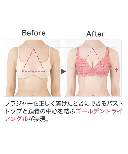 BRADELIS NEWYORK（ブラデリスニューヨーク）の「ジャスミンステップ1ブラ23A2 ブラデリス 育乳補整 補正下着（ブラジャー・レディース・ピンク/カーキ/ブラック・C70/D70/C65/C75/F70/D65/F75/E70/D75/E75/F65/B70/B75/E65）」の9枚目の写真