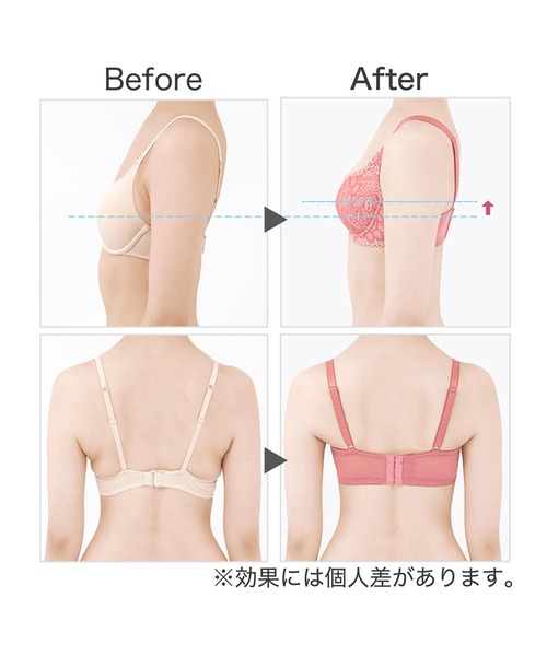 BRADELIS NEWYORK（ブラデリスニューヨーク）の「ジャスミンステップ1ブラ23A2 ブラデリス 育乳補整 補正下着（ブラジャー・レディース・ピンク/カーキ/ブラック・C70/D70/C65/C75/F70/D65/F75/E70/D75/E75/F65/B70/B75/E65）」の10枚目の写真